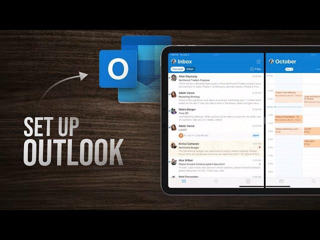 How to Set Up Outlook Email on iPad (tutorial)