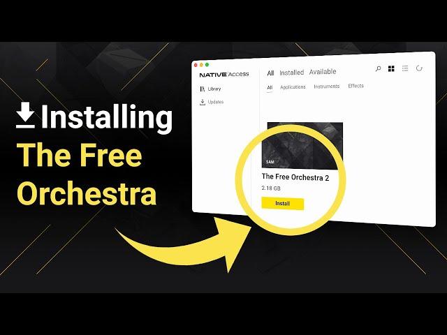 How to install The Free Orchestra