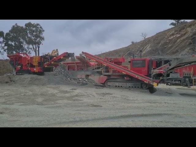 VSI - GIPO Mag 2700 VSI & GIPO B1370 Jaw Crusher making RMS spec DGB 20mm