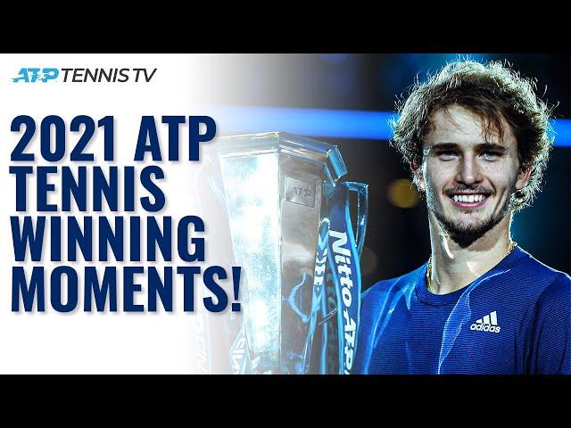 Every Championship Point & Trophy Lift From 2021 ATP Tennis Season! 