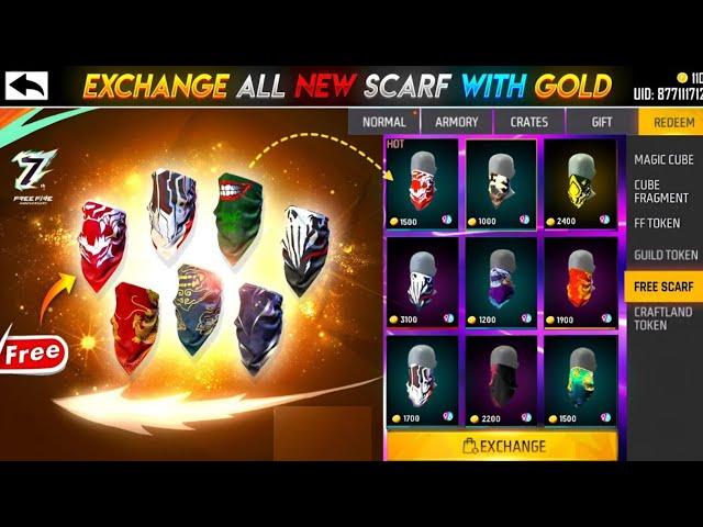 FREE SCARF FOR GOLD IN STORE | FREE ANIMATION | NEW EVENTS AND UPDATES | FREEFIRE MALAYALAM