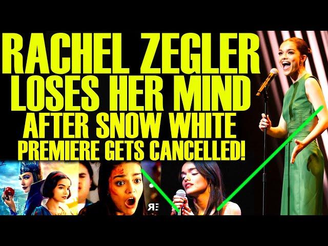 Rachel Zegler RAGES After SNOW WHITE PREMIERE CANCELLED! As Disney Damage Control WORSENS!