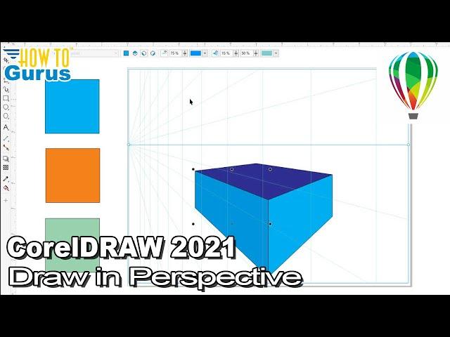 How You Can Use the New Perspective Drawing Tool in CorelDRAW 2021 - New Features Review