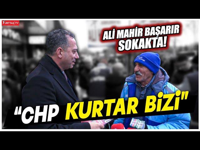 Ali Mahir Başarır Sokakta Yurttaşın İsyanına Ortak Oldu! "Kurtarın Bizi Artık!"