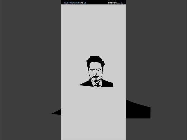 Tony Stark using Python-3 #shorts #logo #logodesign #python #tonystark #tutorial #ironman #marvel