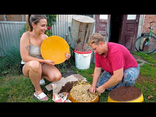 VILLAGE LIFE in UKRAINE I Harvesting Honey 2022