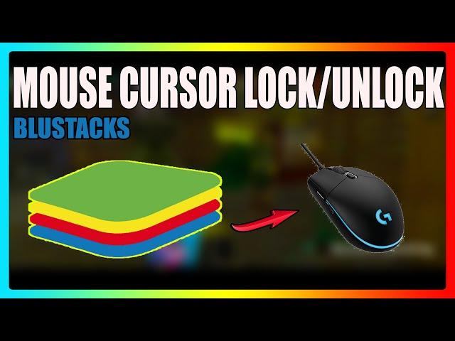 HOW TO HIDE OR LOCK & UNLOCK MOUSE CURSOR IN BGMI BLUSTACKS5 | BLUSTACKS MOUSE CURSOR PROBLEM