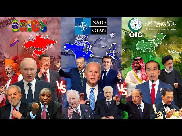 AS-NATO PANIK, BRICS & OIC MAKIN KUAT! Perbandingan Kekuatan BRICS Vs NATO Vs OIC Siapa yang Menang?