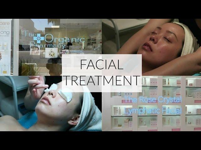 FACIAL TREATMENT ROSE CRYSTAL LYMPHATIC FACIAL THE ORGANIC PHARMACY