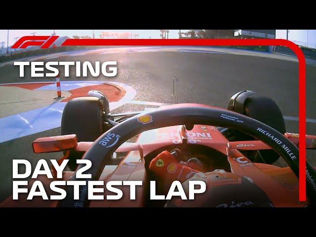 Carlos Sainz's Fastest Lap | Day 2 | F1 Pre-Season Testing 2024