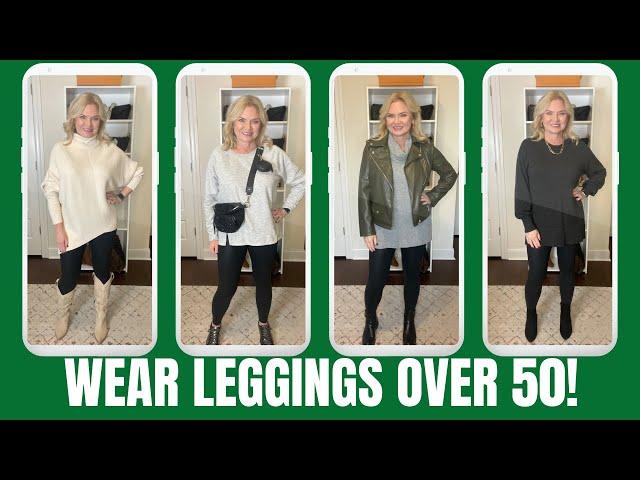 DON'T Wear Leggings Like This OVER 50! *How to Wear Leggings* #styleover50 #over40 #fashionover50