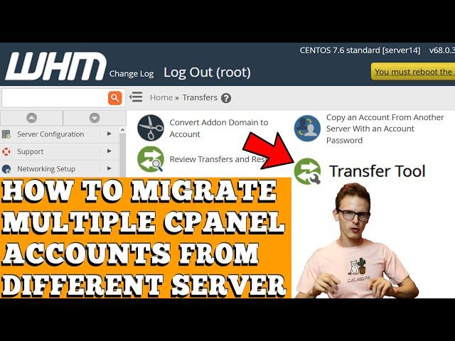 HOW TO MIGRATE MULTIPLE CPANEL ACCOUNTS TO DIFFERENT SERVER VIA WHM ROOT? [STEP BY STEP]️