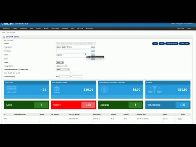 Shayne Foods Custom Admin Features