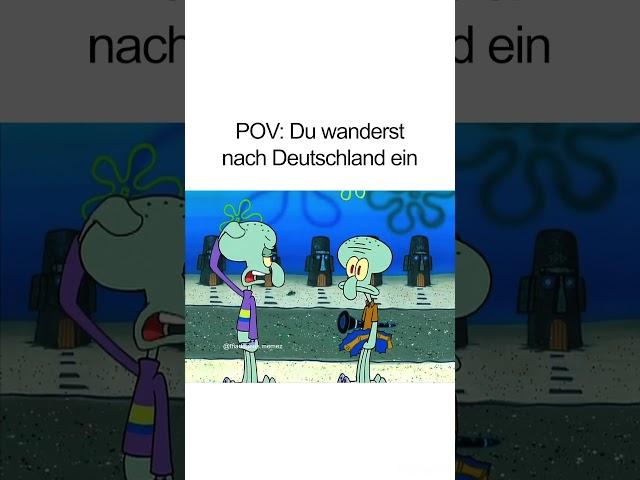 Du wanderst nach Deutschland ein Spongebob