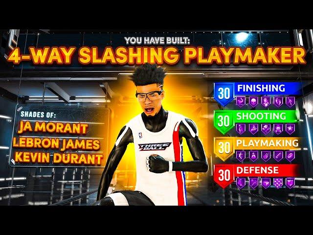 *NEW* "4-WAY SLASHING PLAYMAKER" IS THE BEST BUILD IN NBA 2K22! BEST BUILD FOR SEASON 7 NBA 2K22!