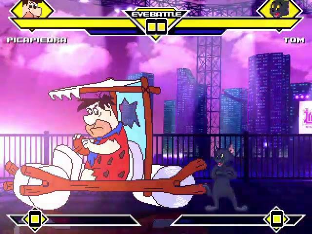 MUGEN- Fred Flintstone(me!) goes through the Arcade Mode