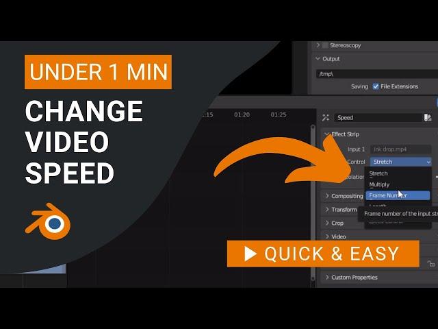 Blender Tutorial: How to Speed Up Video in Blender Video Editor