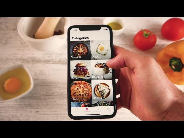 Ultimate Recipe App Template - iOS Demo