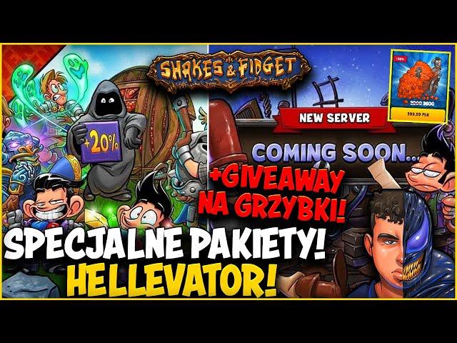 ⭐ GIVEAWAY NA GRZYBKI/PSC / SPECJALNE PAKIETY / EU12 / HELLEVATOR ⭐ SHAKES & FIDGET ⭐ N3UTR4L ⭐