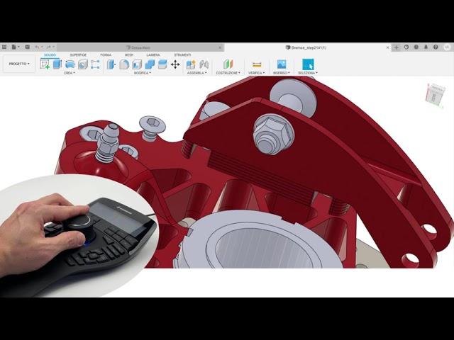 Fusion 360 and SpaceMouse (3Dconnexion -3D Mouse)