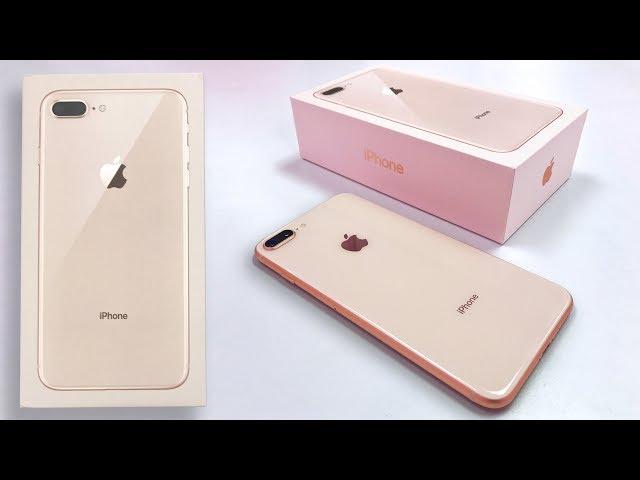 Gold iPhone 8 Plus Unboxing & First Impressions!