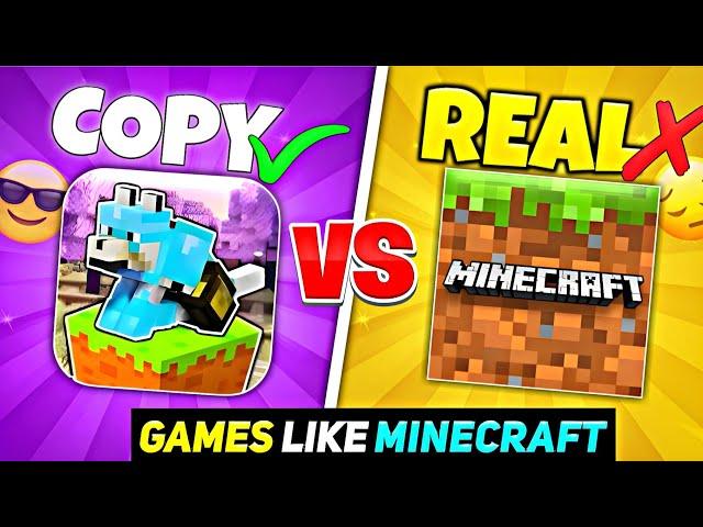 TOP 5 BEST GAMES LIKE MINECRAFT 1.21 JAVA EDITION  | BEST MINECRAFT COPY'S FOR ANDROID  |