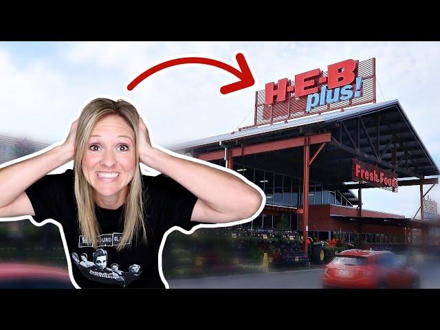 I FLEW ACROSS THE COUNTRY FOR HEB | HEB SHOP WITH ME