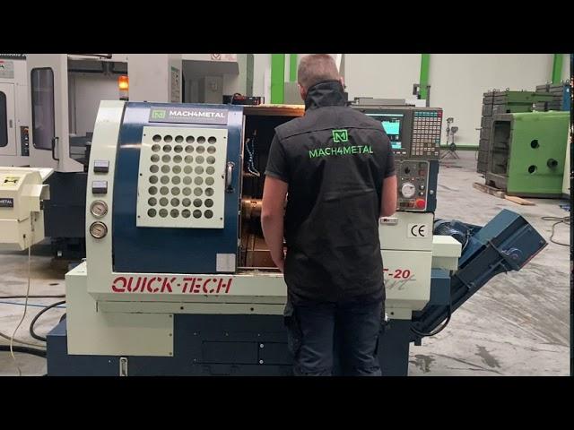 QUICK - TECH QT 20 Smart CNC Lathe MACH4METAL SYNTEC 900T 6114