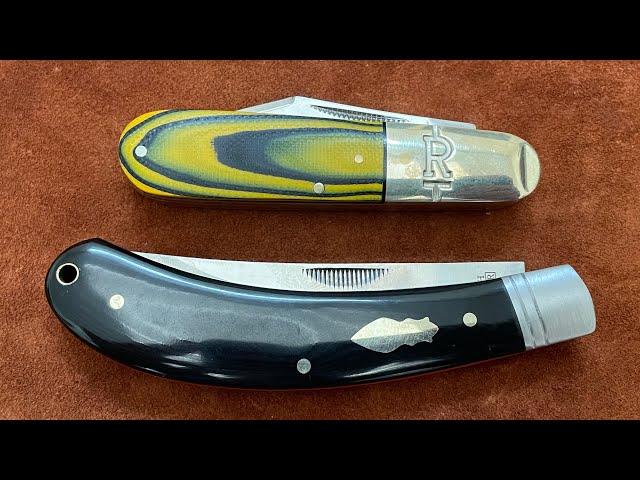 Rough Ryder Wasp Barlow & Large Upswept Bow Trapper Knives