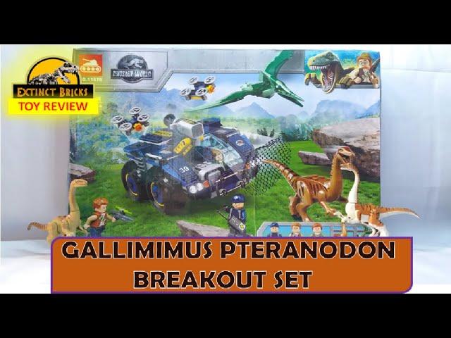 LEGO PTERANODON BREAKOUT SET I GALLIMIMUS BREAKOUT LEGO SET