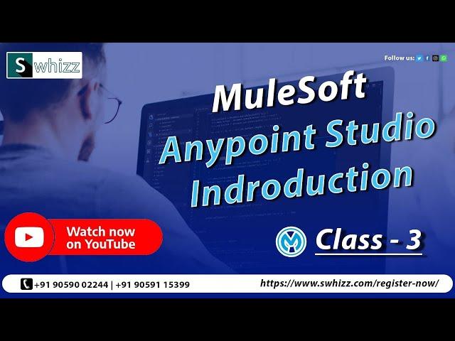 Learn MuleSoft Any point studio introduction - from Corporate Experts by Swhizz Technologies