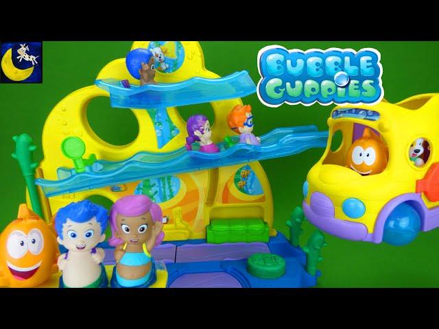 1 HOUR of Bubble Guppies Toys Compilation Video Molly and Gil School Bus Playset for Kids Episode