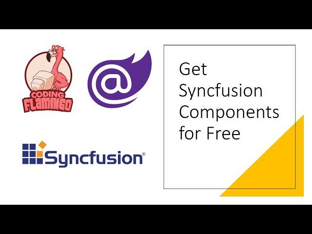 How to add Syncfusion components to blazor wasm for free