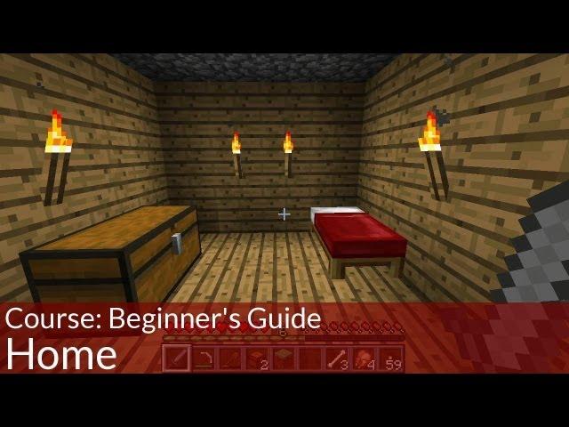 Course: Beginner's Guide to Minecraft, Home