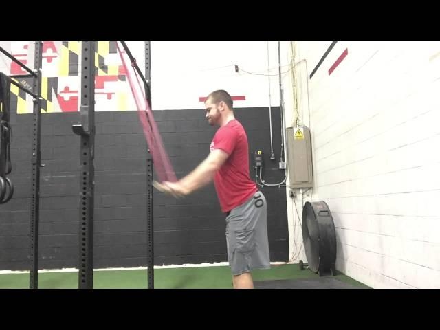 Banded Lat Pulldown- Old Line CrossFit