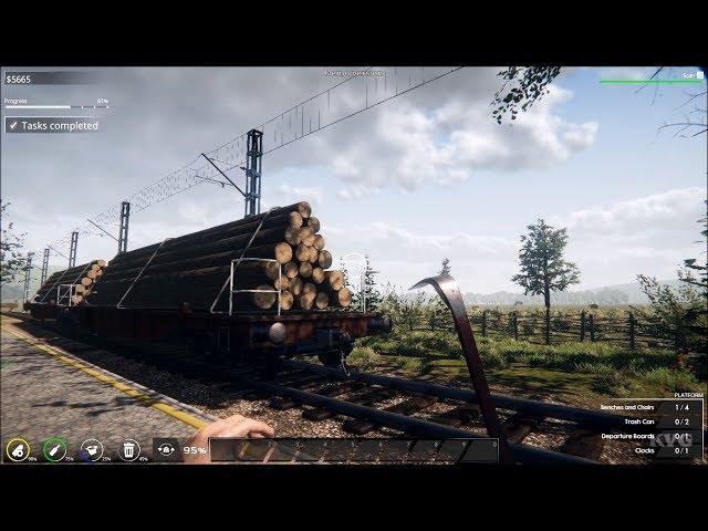 Train Station Renovation Gameplay (PC HD) [1080p60FPS]