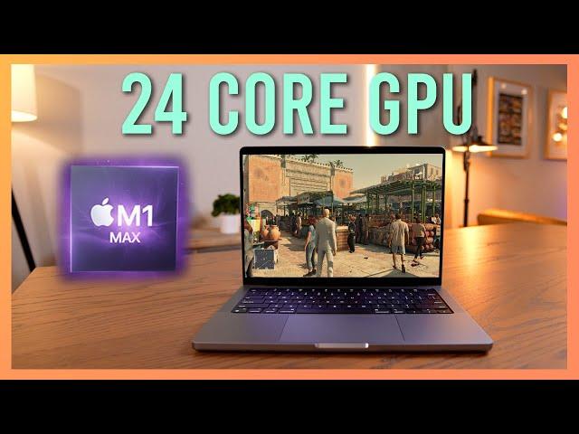 M1 Max 24 core GPU TESTED in games and benchmarks!