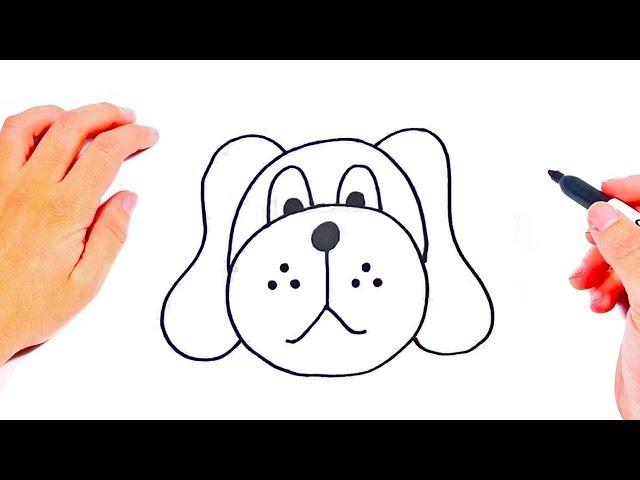 How to draw a Dog Step by Step | Easy drawings Tutorials