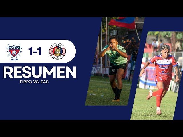  RESUMEN l FIRPO 1-1 FAS l JORNADA 22 | APERTURA 2024