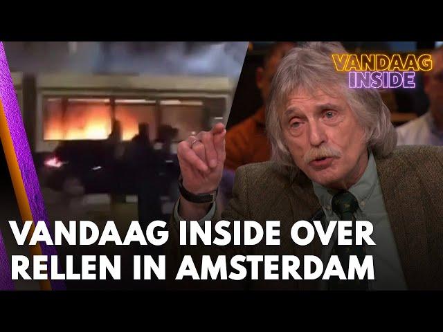 Vandaag Inside reageert uitgebreid op de rellen op Plein 40-45 in Amsterdam | VANDAAG INSIDE