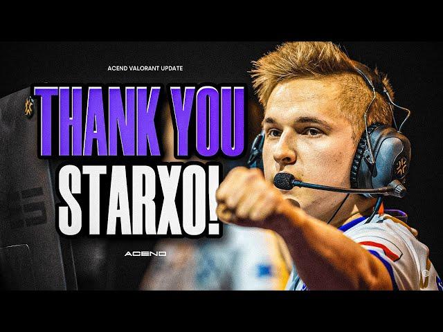 Thank you starxo! | Valorant Roster Update