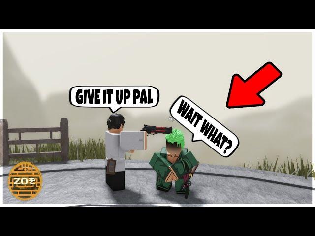 so I GOT A GUN IN ZOぞ | Roblox ZOぞ Gun Trolling!