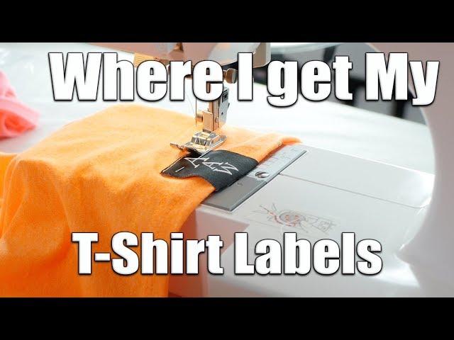 Where I get my T-Shirt Labels from