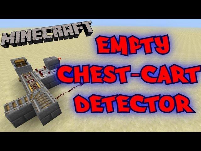 Empty Chest/Hopper-Minecart Detector - Tutorial - Minecraft