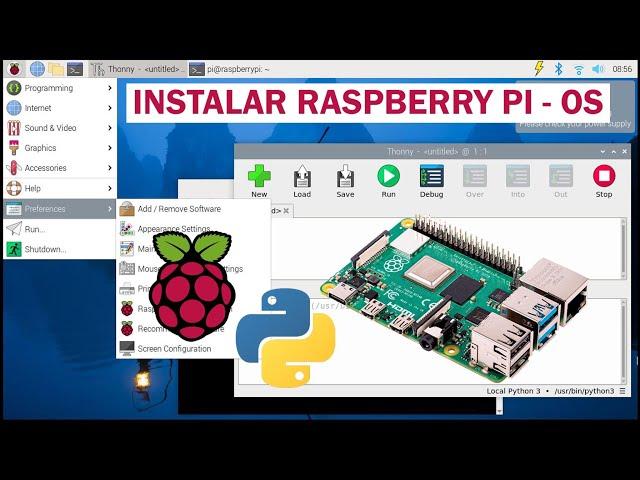 1) Raspberry PI 4 - PI 5 y Python3 desde Cero - Instalación Raspbian, Configuración SSH y VNC - 2024