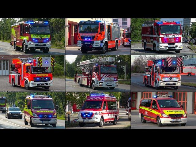 Die BESTEN LÖSCHZUG EINSATZFAHRTEN! | 17 Feuerwehren aus ganz Deutschland & Österreich | Firescue112