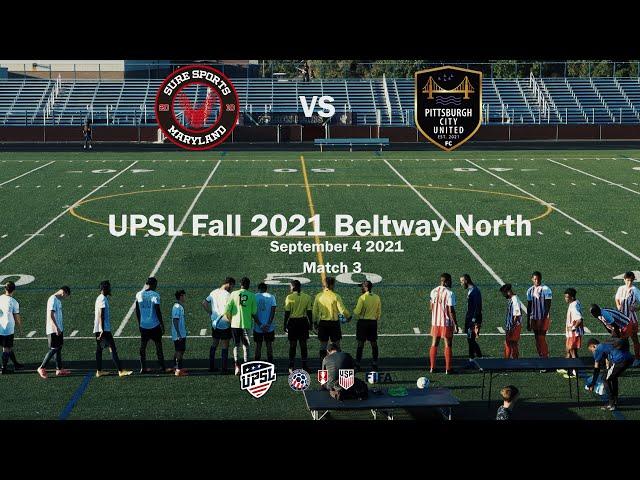 September 4 2021 - Pittsburgh City United FC at Sure Sports FC UPSL Fall 2021 - Match 3