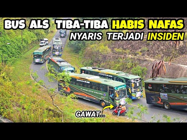 NYARIS TERJADI INSIDEN, Rombongan BUS ALS Membawa Jemaah Haji #BusALS #ALS #ALSMania #BUS #busoleng