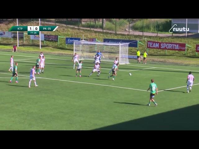 KTP-TV: Ykkösliiga ottelukooste:  KTP - PK-35 1-0 [29.6.2024]