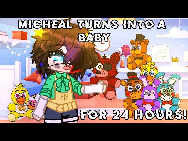 Michael Afton turns into a Baby for 24 hours